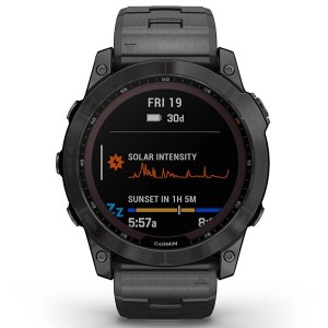 Смарт-часы Garmin Fenix 7X Sapphire Solar Edition Vented Titanium Band