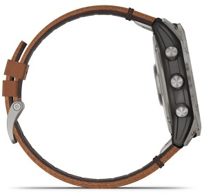 Смарт-часы Garmin Fenix 7X Sapphire Solar Edition Leather Band