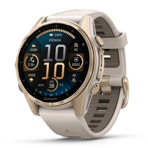 Смарт-часы Garmin Fenix 8 43 mm AMOLED Sapphire with Silicone Band