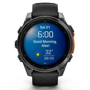 Смарт-часы Garmin Fenix 8 47 mm AMOLED with Silicone Band