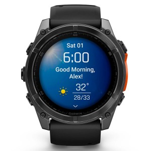 Смарт-часы Garmin Fenix 8 51 mm AMOLED with Silicone Band