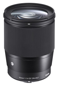 Объектив Sigma 16mm F1.4 DС DN Contemporary Lens for Sony E