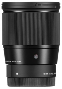 Объектив Sigma 16mm F1.4 DС DN Contemporary Lens for Canon EF-M