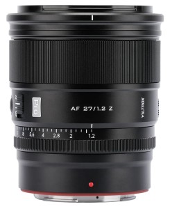 Объектив Viltrox AF 27mm F1.2 Pro APS-C for Nikon Z (AF 27/1.2 Pro Z)