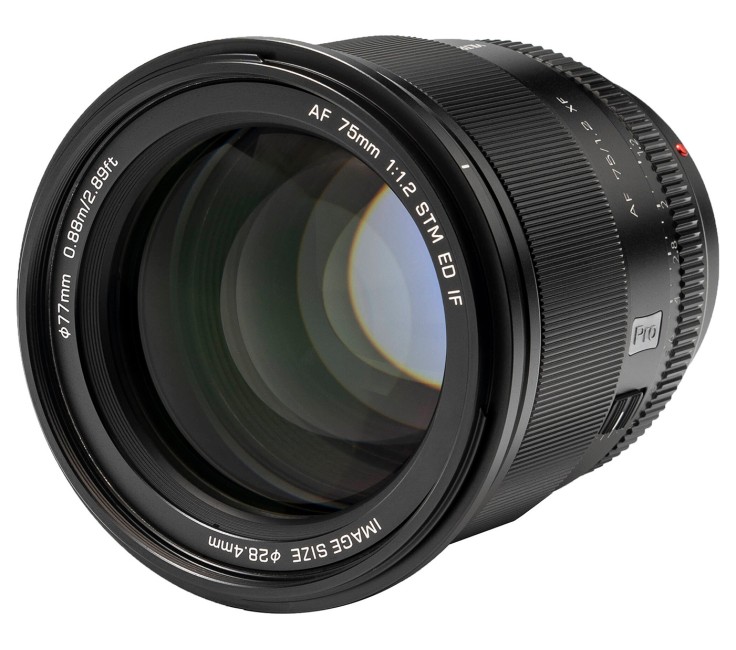 Объектив Viltrox AF 75mm F1.2 Pro APS-C for Fujifilm X (AF 75/1.2 Pro XF)