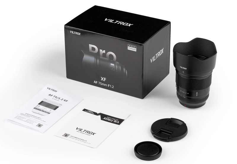Объектив Viltrox AF 75mm F1.2 Pro APS-C for Fujifilm X (AF 75/1.2 Pro XF)