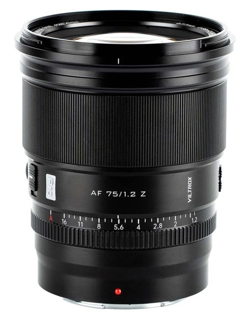 Объектив Viltrox AF 75mm F1.2 Pro APS-C for Nikon Z (AF 75/1.2 Pro Z)