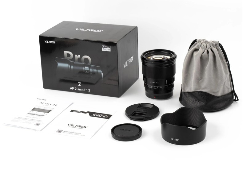 Объектив Viltrox AF 75mm F1.2 Pro APS-C for Nikon Z (AF 75/1.2 Pro Z)
