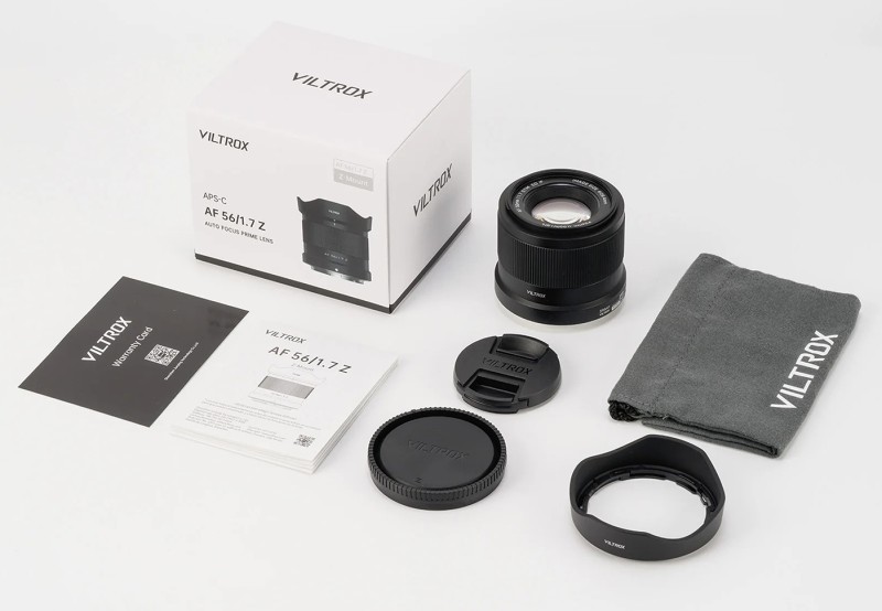 Объектив Viltrox AF 56mm F1.7 Air APS-C for Nikon Z (AF 56/1.7 Z)