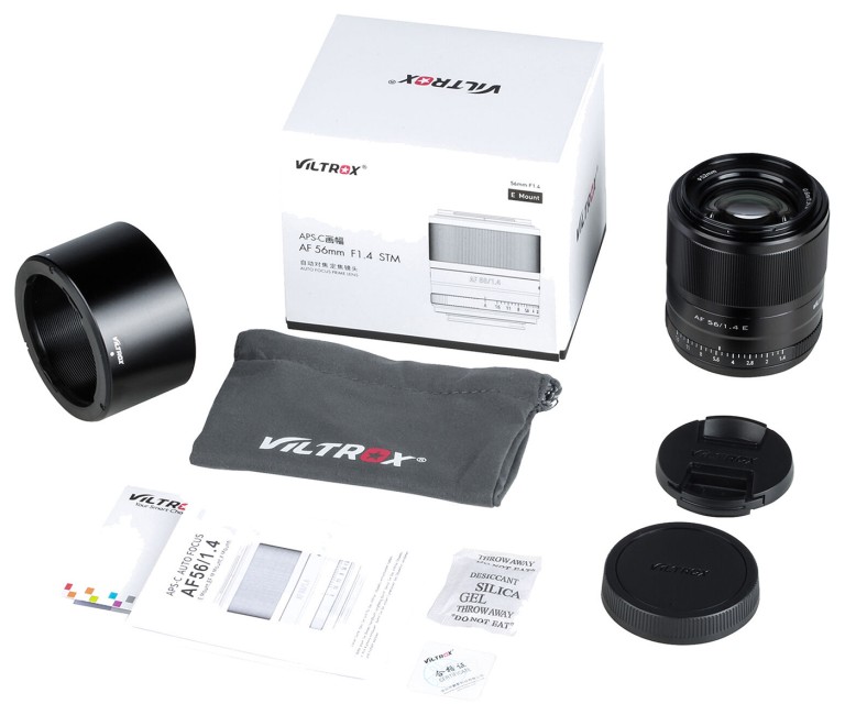 Объектив Viltrox AF 56mm F1.4 APS-C for Sony E (AF 56/1.4 E)