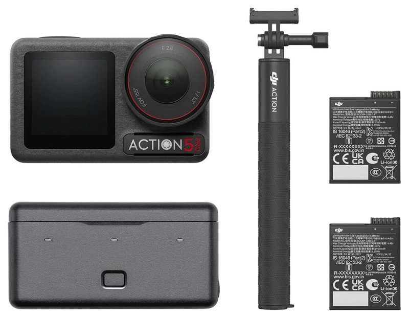 Экшн-камера DJI Osmo Action 5 Pro Adventure Combo