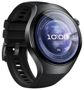 Смарт-часы Huawei Watch 5 46mm Stainless with Fluoroelastomer Strap