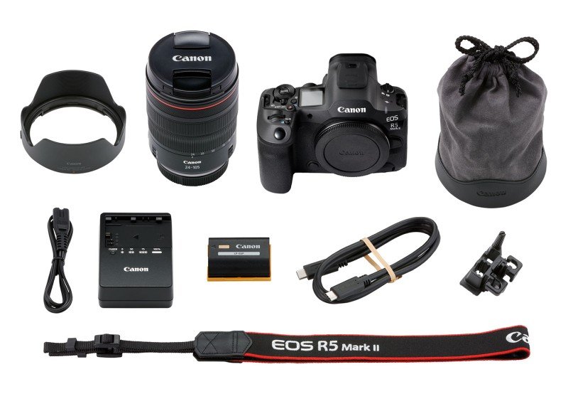 Беззеркальный фотоаппарат Canon EOS R5 Mark II Kit RF 24-105mm F4L IS USM