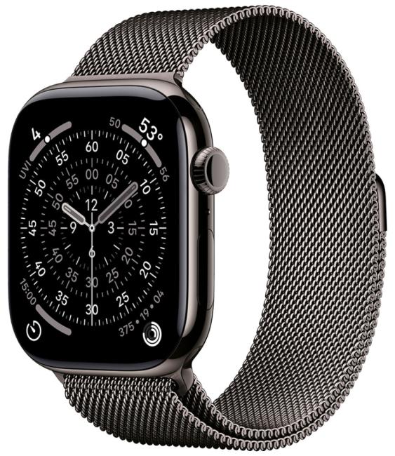 Смарт-часы Apple Watch Series 11 46mm Titanium Case GPS + Cellular with Milanese Loop