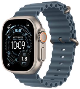 Смарт-часы Apple Watch Ultra 3 (2025) 49mm Natural Titanium Case GPS + Cellular with Ocean Band