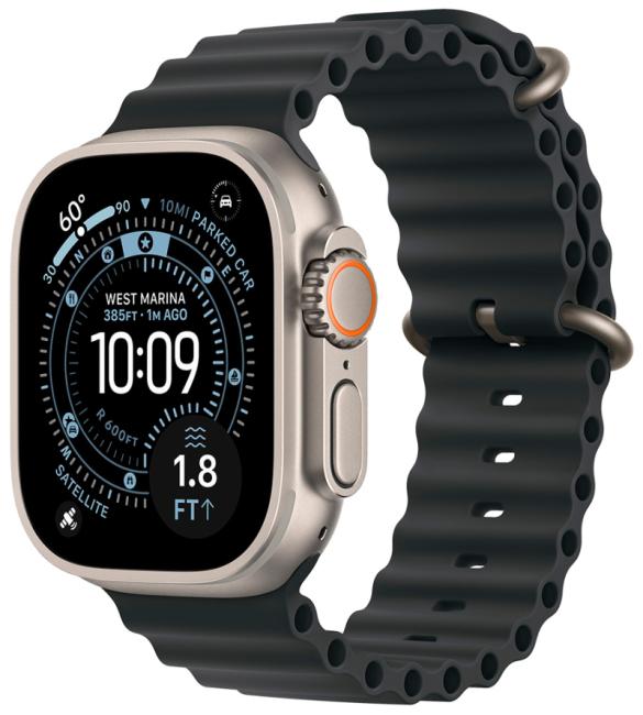 Смарт-часы Apple Watch Ultra 3 (2025) 49mm Natural Titanium Case GPS + Cellular with Ocean Band