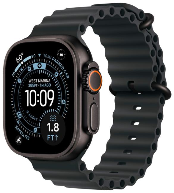 Смарт-часы Apple Watch Ultra 3 (2025) 49mm Black Titanium Case GPS + Cellular with Ocean Band