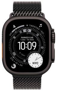 Смарт-часы Apple Watch Ultra 3 (2025) 49mm Black Titanium Case GPS + Cellular with Titanium Milanese Loop